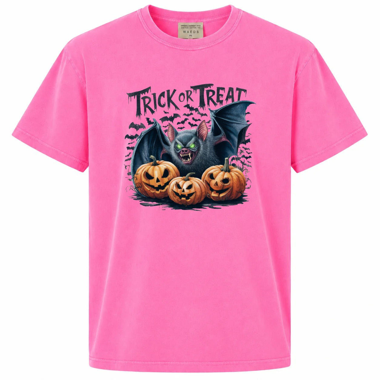 Trick or Treat Bat Pumpkin Graphic Tee
