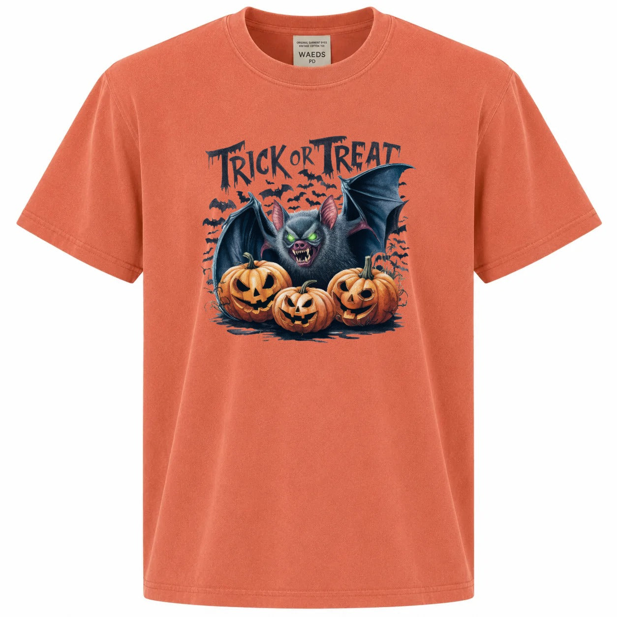 Trick or Treat Bat Pumpkin Graphic Tee
