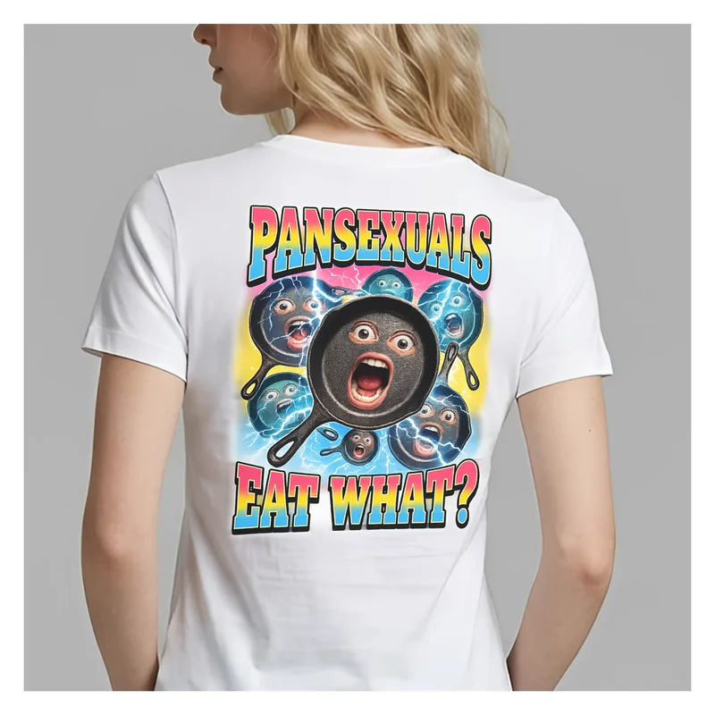 Pansexuals Eat What – Funny Graphic Tee | ANDUVU