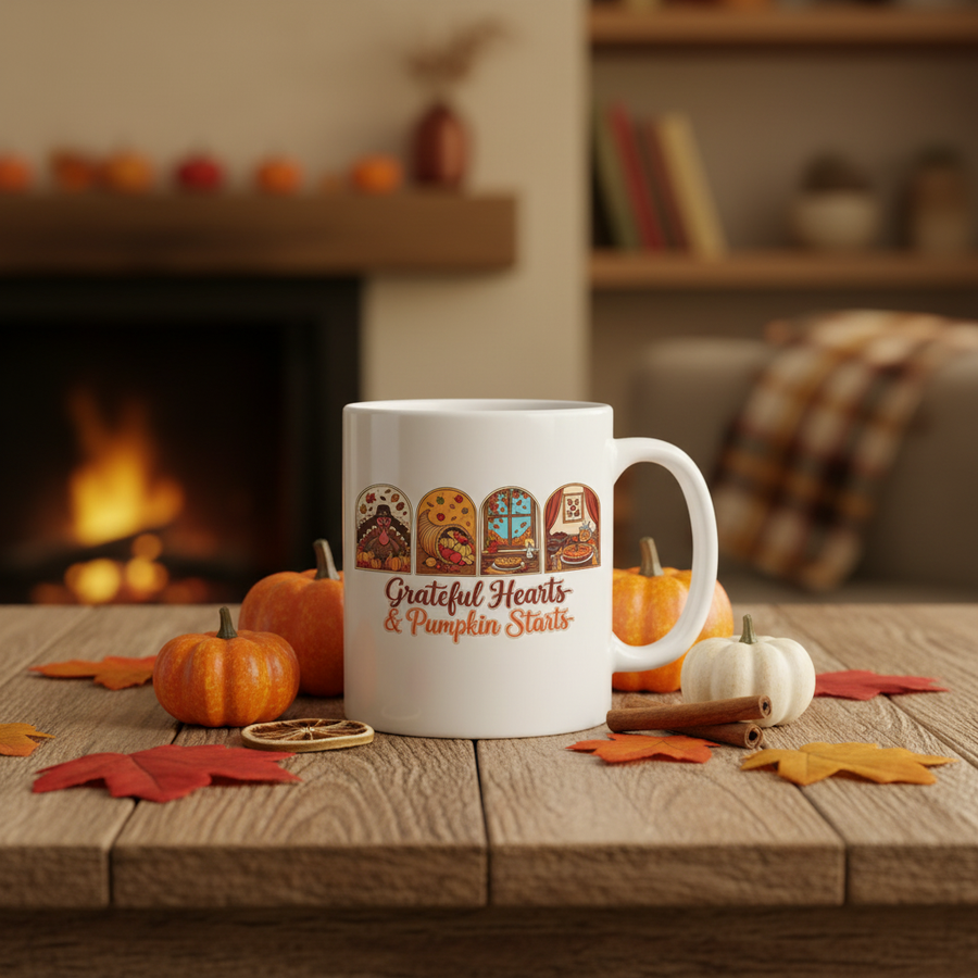Grateful Hearts & Pumpkin Starts – Lifestyle Mockup