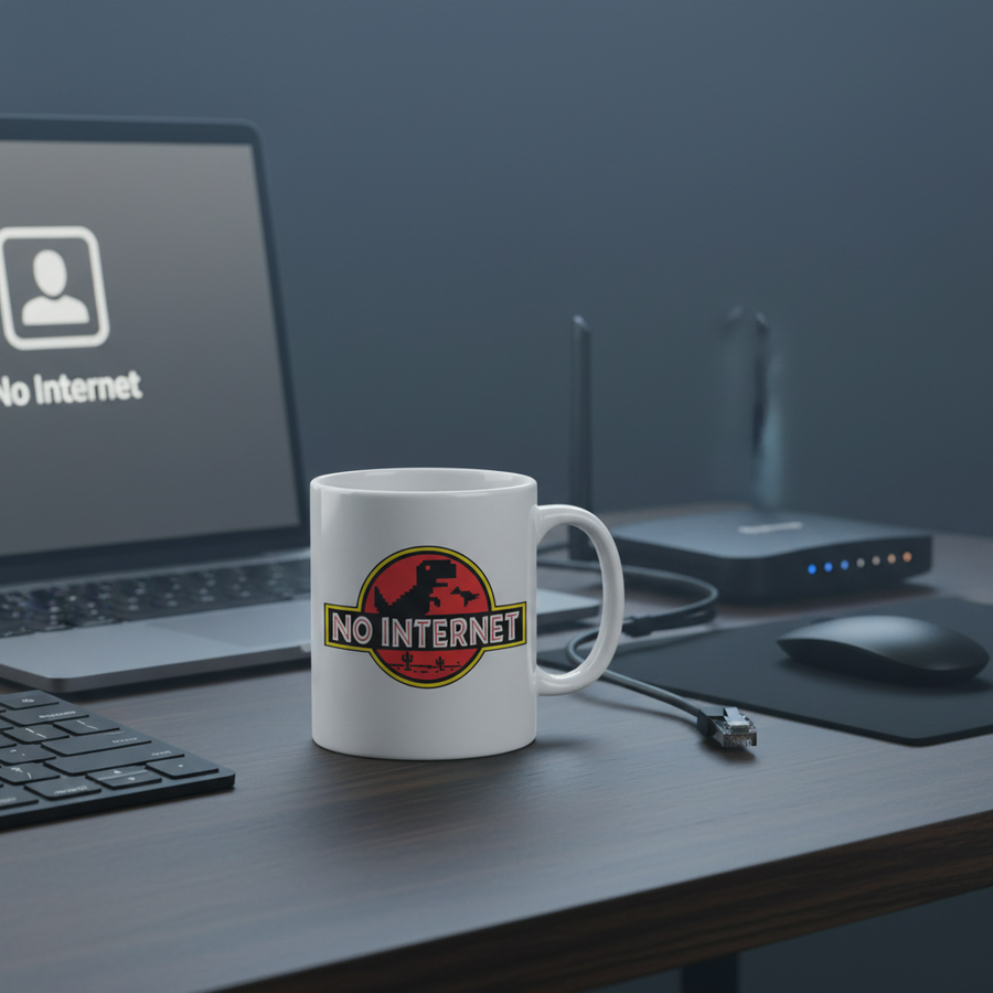 No Internet Mug Mockup 1:1